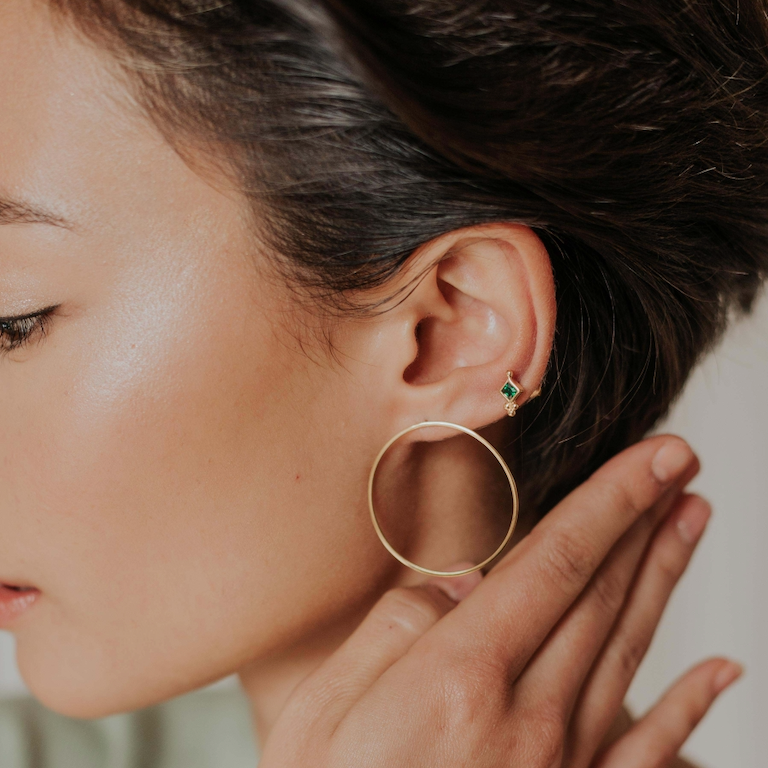 Jaipur single earring stud